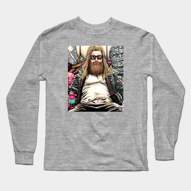 Norse Dude Long Sleeve T-Shirt by Robisrael